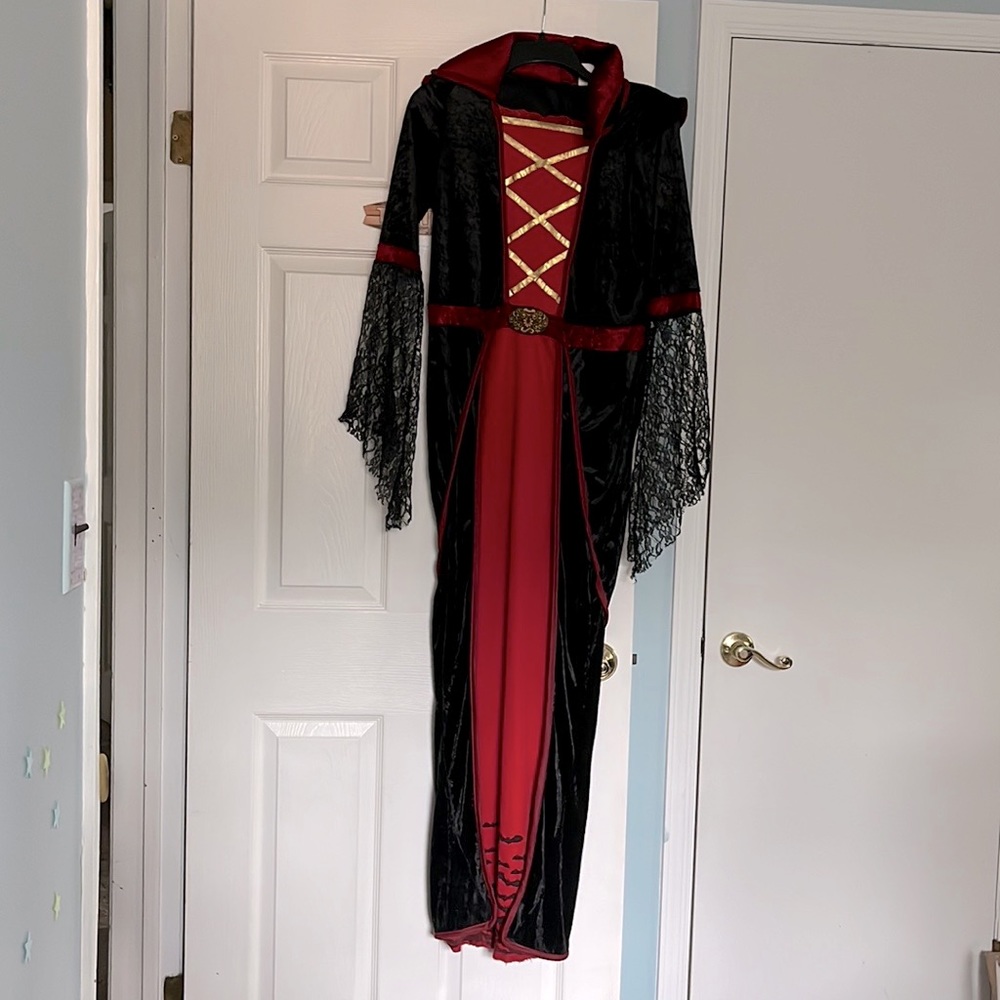 Vampire costume.